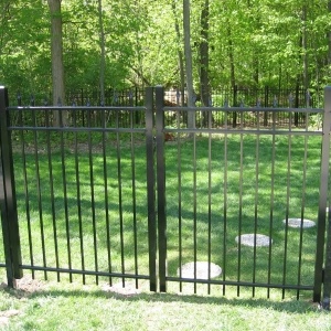 Tampa Aluminum Double Entry Gate